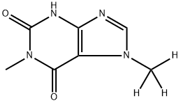 Paraxanthine-d3 Structure