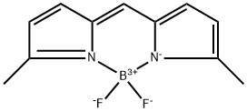 Boron, difluoro[2-methyl-5-[(5-methyl-2H-pyrrol-2-ylidene-κN)methyl]-1H-pyrrolato-κN]-, (T-4)- Structure