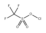 chlorine(1)trifluoromethanesulfonate Structure