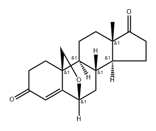 (6β)-6,19-epoxyandrost-4-ene-3,17-dione Structure