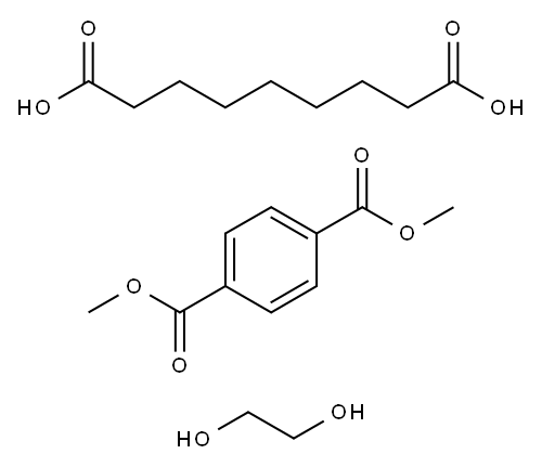 1,2-Ethanediol, polymer with nonanedioic acid and dimethyl-1,4-benzenedicarboxylate 구조식 이미지
