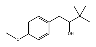 Benzeneethanol, α-(1,1-dimethylethyl)-4-methoxy- Structure