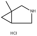 1-methyl-3-azabicyclo[3.1.0]hexane hydrochloride Structure