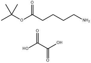 Pentanoic acid, 5-amino-, 1,1-dimethylethyl ester, ethanedioate (1:) 구조식 이미지