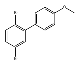 2,5-Dibromo-4'-methoxy-1,1'-biphenyl Structure