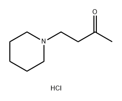 2-Butanone,4-(1-piperidinyl)-, hydrochloride (1:1) 구조식 이미지