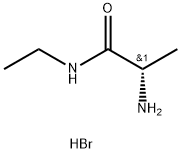 L-alanine ethylamide hydrobromide Structure