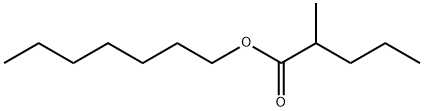 Heptyl 2-Methylpentanoate Structure