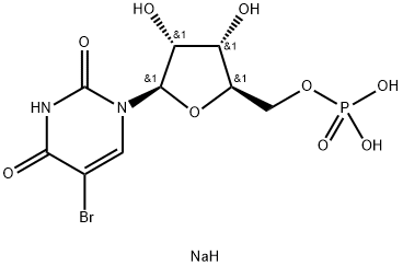 5'-Uridylic acid, 5-broMo-, MonosodiuM salt 구조식 이미지