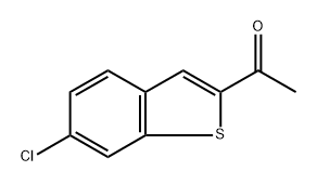 1-(6-chloro-1-benzothiophen-2-yl)ethan-1-one Structure