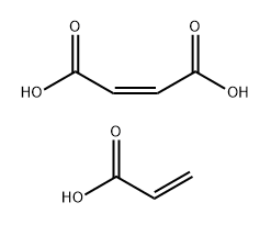 2-Butenedioic acid (Z)-, polymer with 2-propenoic acid, potassium salt Structure