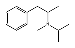 Benzeneethanamine, N,α-dimethyl-N-(1-methylethyl)- Structure