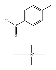 Methanaminium, N,N,N-trimethyl-, 4-methylbenzenesulfinate (1:1) Structure