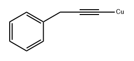 Copper, (3-phenyl-1-propyn-1-yl)- Structure