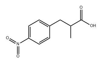 2-methyl-3-(4-nitrophenyl)propanoic acid Structure