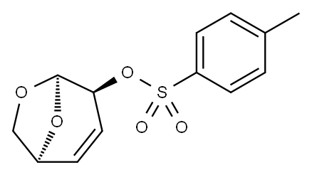 .beta.-D-threo-Hex-3-enopyranose, 1,6-anhydro-3,4-dideoxy-, 4-methylbenzenesulfonate Structure