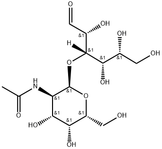 N-acetylgalactosaminyl-alpha(1-3)galactose 구조식 이미지