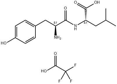 L-Leucine, N-L-tyrosyl-, mono(trifluoroacetate) (9CI) 구조식 이미지