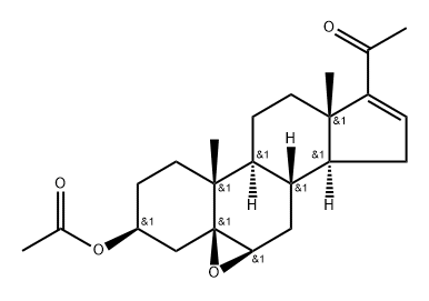 16-Dehydro Pregnenolone Acetate Impurity 9 구조식 이미지