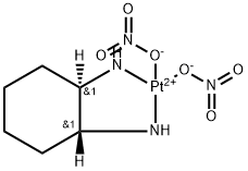 Platinum, (1,2-cyclohexanediamine-N,N')dinitrato-,(sp-4-2, 1R-trans)- Structure