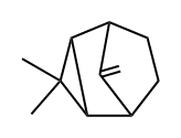 (1α,2α,4α,5α)-3,3-Dimethyl-8-methylenetricyclo[3.2.1.02,4]octane 구조식 이미지