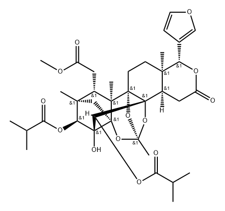 Phragmalin, 3,30-bis(2-methylpropanoate) (9CI) Structure