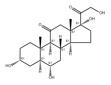 6 alpha-hydroxy(allo)tetrahydrocortisone Structure