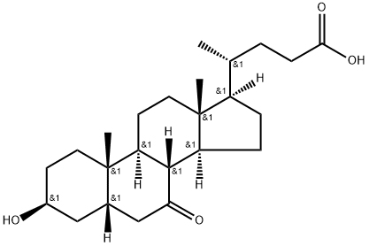 7-Oxyisotithocholic Acid 구조식 이미지