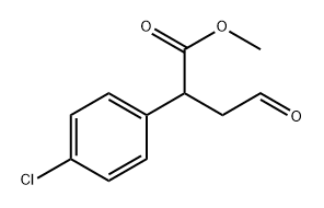 methyl 2-(4-chlorophenyl)-4-oxobutanoate Structure