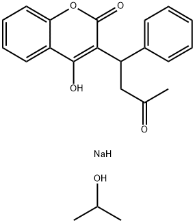 Warfarin Sodium Clatharate  구조식 이미지