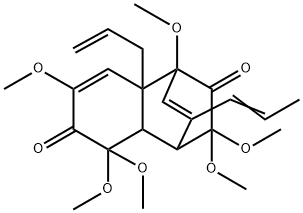 Isoasatone A 구조식 이미지