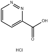 3-Pyridazinecarboxylic acid, hydrochloride (1:1) Structure