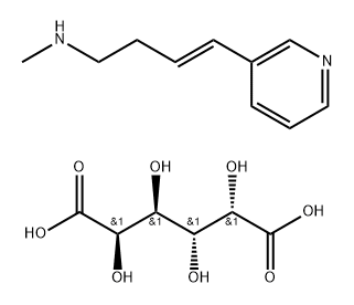 Rivanicline galactarate Structure