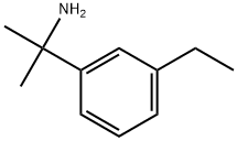 Benzenemethanamine, 3-ethyl-α,α-dimethyl- Structure