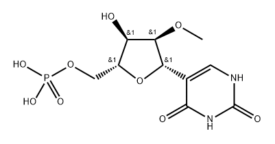 2'-O-Methyluridine-5'-monophosphate triethylammonium salt 구조식 이미지