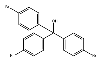 Benzenemethanol, 4-bromo-α,α-bis(4-bromophenyl)- Structure