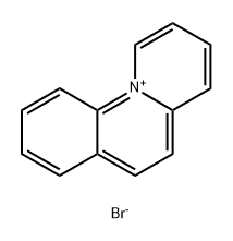 pyrido(1,2-a)quinolinylium, bromide Structure