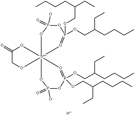 아세트산,하이드록시-,티타늄착물 구조식 이미지