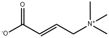 (E)-4-(trimethylazaniumyl)but-2-enoate Structure