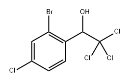 1-(2-Bromo-4-chlorophenyl)-2,2,2-trichloroethanol Structure