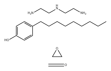 Formaldehyde, polymer with N-(2-aminoethyl)-1,2-ethanediamine, 4-nonylphenol and oxirane 구조식 이미지