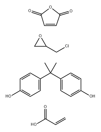 ACRYLATED CARBOXYLATED BISPHENOL A Structure