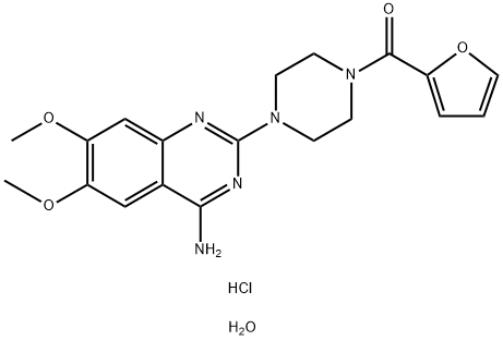 Prazosin Hydrochloride Dihydrate Structure