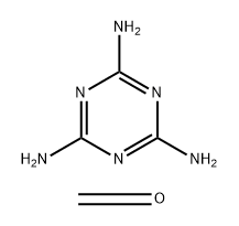 1,3,5-Triazine-2,4,6-triamine, polymer with formaldehyde, ethylated methylated 구조식 이미지