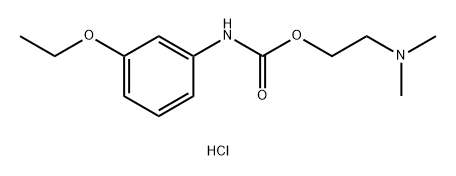 Carbanilic acid, m-ethoxy-, 2-(dimethylamino)ethyl ester, hydrochloride Structure