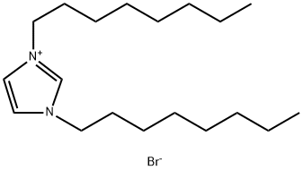 1H-Imidazolium, 1,3-dioctyl-, bromide (1:1) 구조식 이미지