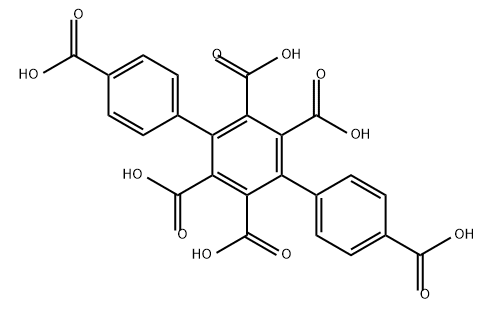 1,1':4',1''-terphenyl]-2',3,3',3'',5,5''-hexacarboxylic acid Structure