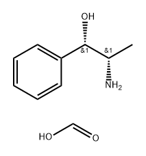 formic acid, compound with (R*,R*)-alpha-(1-aminoethyl)benzenemethanol (1:1) 구조식 이미지