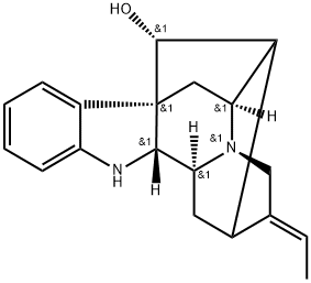 (17R,19E)-19,20-Didehydro-1-demethylajmalan-17-ol 구조식 이미지