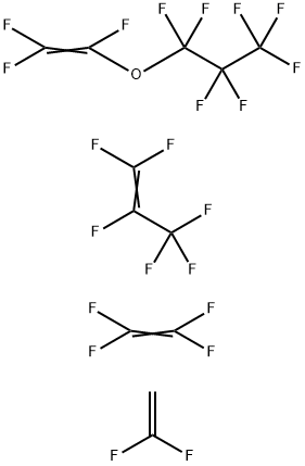 1-프로펜,1,1,2,3,3,3-헥사플루오로-,1,1-디플루오로에텐,1,1,1,2,2,3,3-헵타플루오로-3-[(트리플루오로에테닐)옥시와의중합체]프로판및테트라플루오로에텐 구조식 이미지